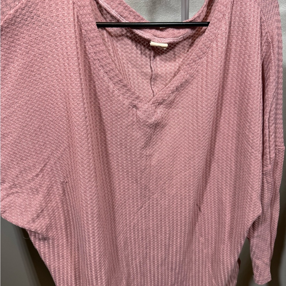 Pink Long Sleeve Women's Top